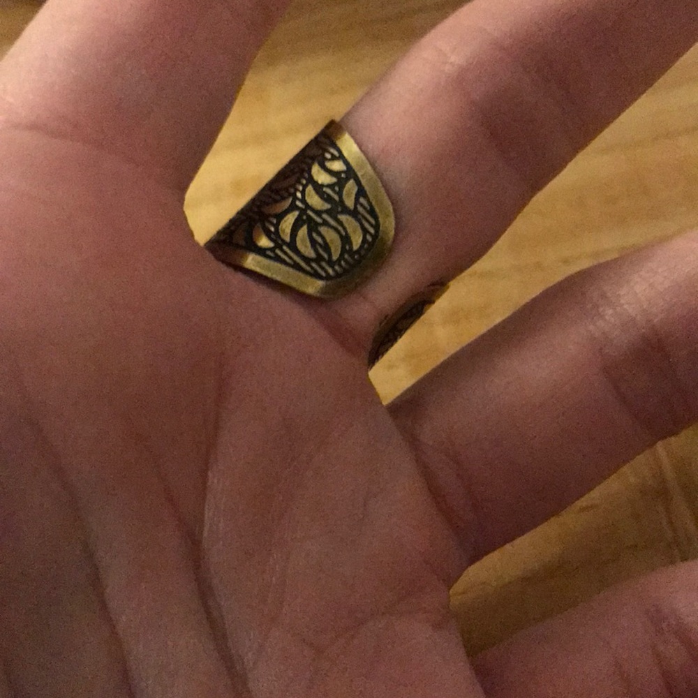 Boho Stamped Ring - Picture 4 of 4